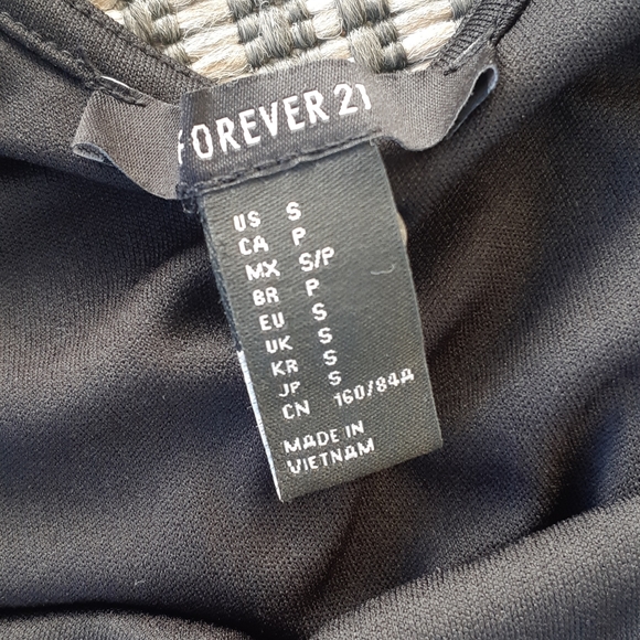 Forever 21 bodycon mini black dress - Picture 3 of 8